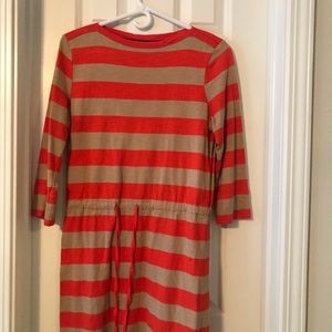 Orange Stripped dress